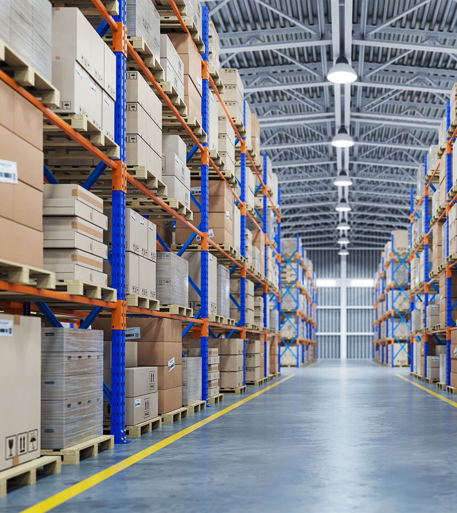 Einblick das Fullfilment Lager der Versandhelden